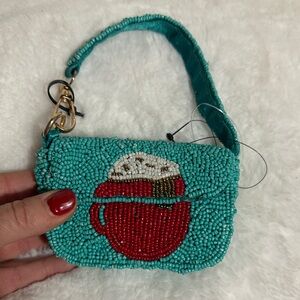 Rachel Zoe beaded mini bag
